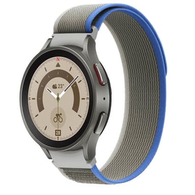 Tactik nylon Armband Samsung Galaxy Watch 5 Pro - Blueroom grey