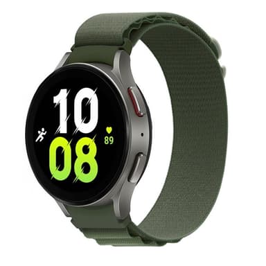 Artic Elastiskt nylon Armband Samsung Galaxy Watch 5 (44mm) - Army