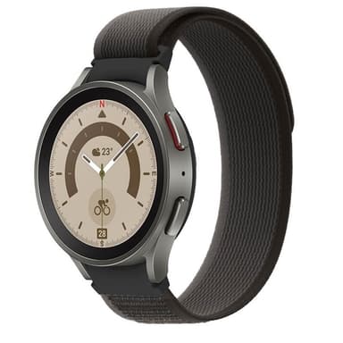 Tactik nylon Armband Samsung Galaxy Watch 5 Pro - Blackroom Grey