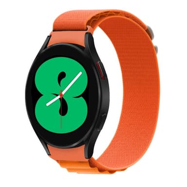 Artic Elastiskt nylon Armband Samsung Galaxy Watch 4 (40mm) - Orange