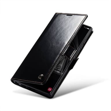 CaseMe mobilplånbok 3-kort Samsung Galaxy S23 Ultra - Svart