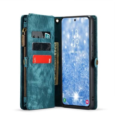 Multiplånbok CaseMe 11-kort Samsung Galaxy S23 - Blå
