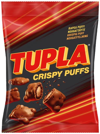 Tupla Crispy Puffs choklad
