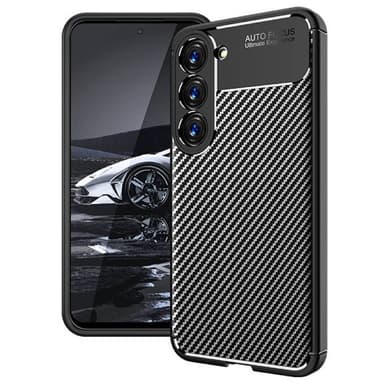 Carbon silikon skal Samsung Galaxy S23 - Svart
