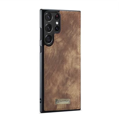 Multiplånbok CaseMe 11-kort Samsung Galaxy S23 Ultra - Brun