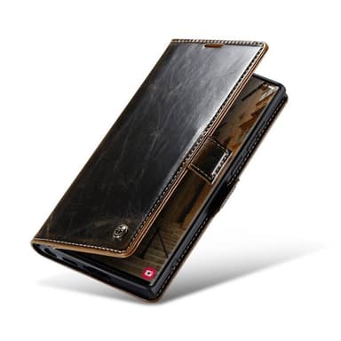 CaseMe mobilplånbok 3-kort Samsung Galaxy S23 Ultra - Brun