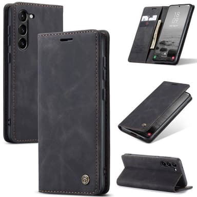 CaseMe Smart Magnet FlipCase Samsung Galaxy S23 Plus - Svart