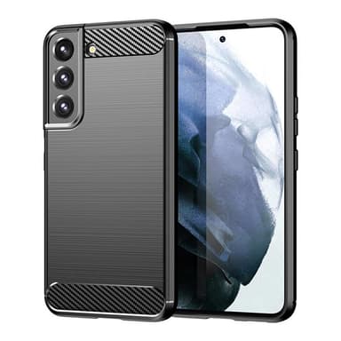 Borstat silikon skal Samsung Galaxy S23 Plus - Svart
