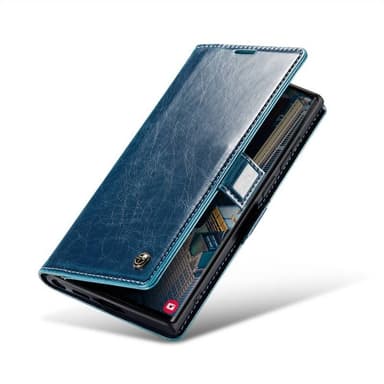 CaseMe mobilplånbok 3-kort Samsung Galaxy S23 Ultra - Blå