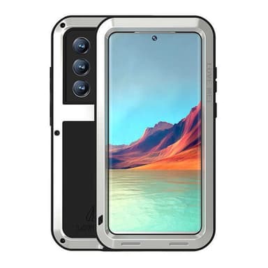 LOVE MEI Powerful skal Samsung Galaxy S23 Plus - Silver