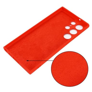 Liquid silikon skal Samsung Galaxy S23 Ultra - China Red