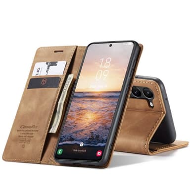 CaseMe Smart Magnet FlipCase Samsung Galaxy S23 Plus - Brun