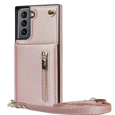 Zipper necklace case Samsung Galaxy S23 - Rosè