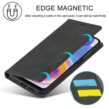 LC.IMEEKE Wallet Case Fodral till Samsung Galaxy A23 5G - Svart