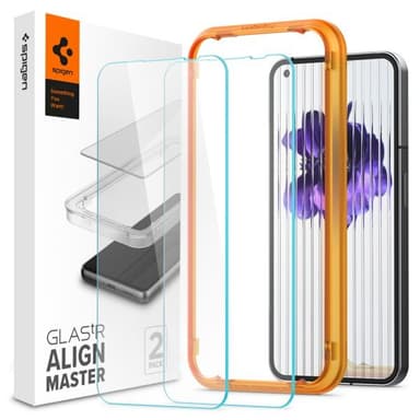 Spigen Nothing Phone (1) Skärmskydd GLAS.tR ALIGNmaster 2-pack