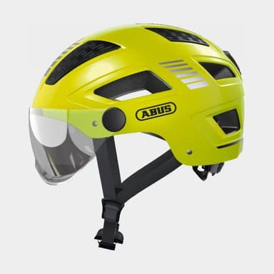 Abus Hyban 2.0 ACE Signal Yellow, Cykelhjälm Gul Large