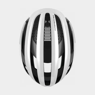 Abus AirBreaker Polar White, Cykelhjälm Vit Large