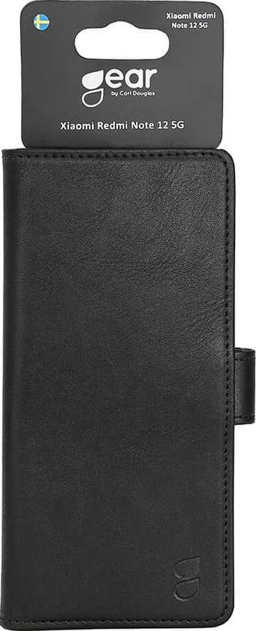 Gear Xiaomi Note 12 5G telefonfodral (svart)