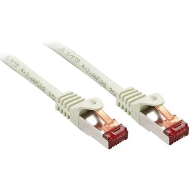 LINDY 47342 RJ45 Nätverk Anslutningskabel 1.00 m Grå