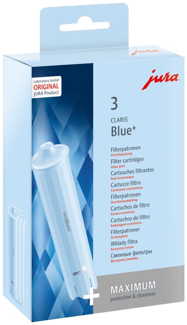 Jura CLARIS Blue+ vattenfilter 24231 (3-pk)