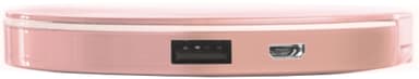 Hyper Pearl sminkspegel + powerbank (rosa guld)