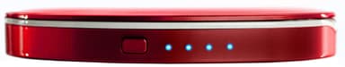 Hyper Pearl sminkspegel + powerbank (röd)