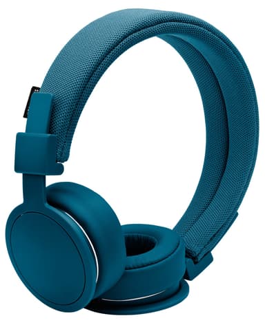 Urbanears Plattan TX on-ear hörlurar (blå)