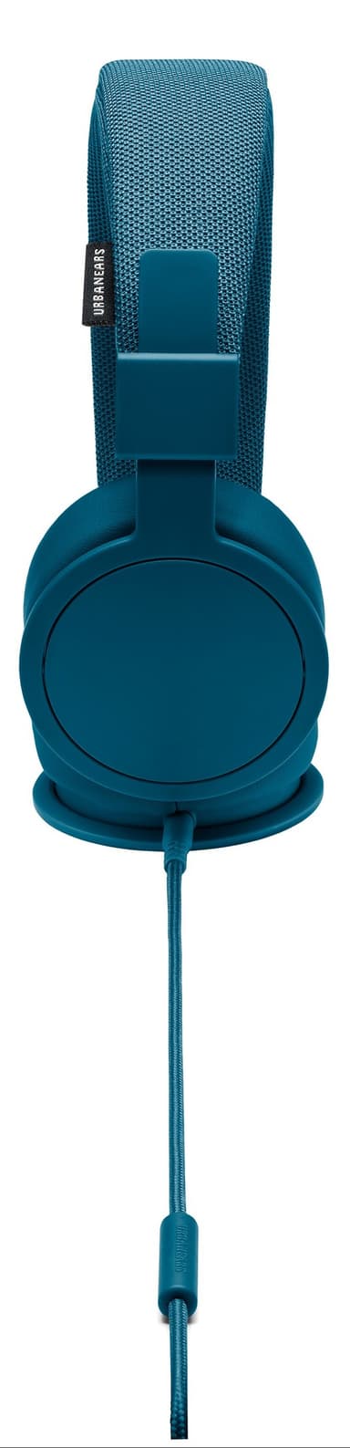 Urbanears Plattan TX on-ear hörlurar (blå)