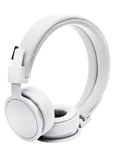Urbanears Plattan TX on-ear hörlurar (vit)