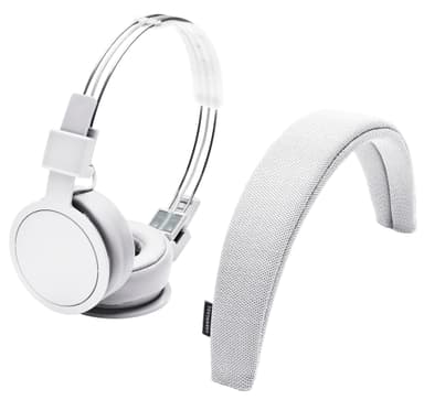 Urbanears Plattan TX on-ear hörlurar (vit)