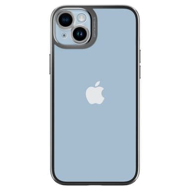 Spigen iPhone 14 Plus Skal Optik Crystal Chrome Gray