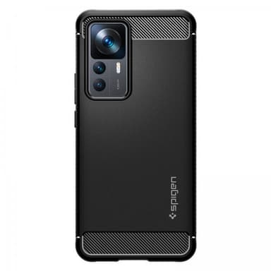 Spigen Xiaomi 12T/12T Pro Skal Rugged Armor Matte Black