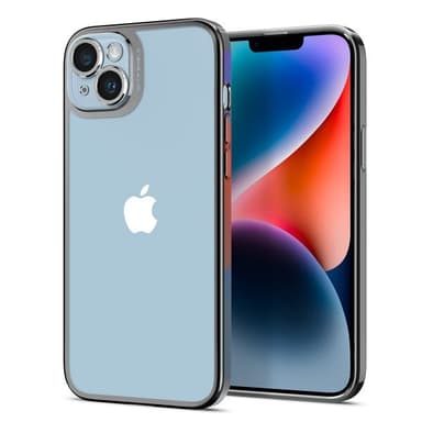 Spigen iPhone 14 Plus Skal Optik Crystal Chrome Gray