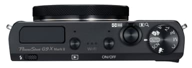 Canon PowerShot G9X Mark 2 kompaktkamera (svart)