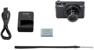Canon PowerShot G9X Mark 2 kompaktkamera (svart)