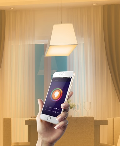 Geeni Prisma 450 smart LED-lampa 6.5W A19 E27