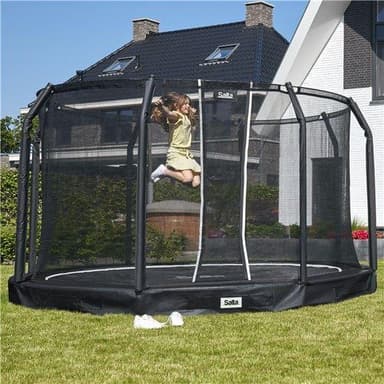 Salta Trampolines Studsmatta Premium Ground inkl. säkerhetsnät Ø366 cm