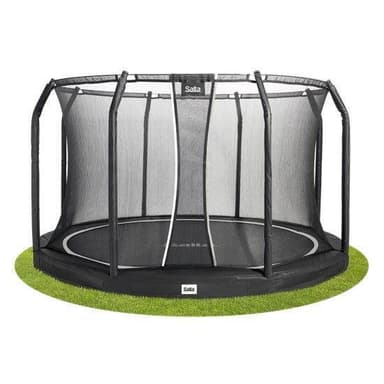 Salta Trampolines Studsmatta Premium Ground inkl. säkerhetsnät Ø366 cm