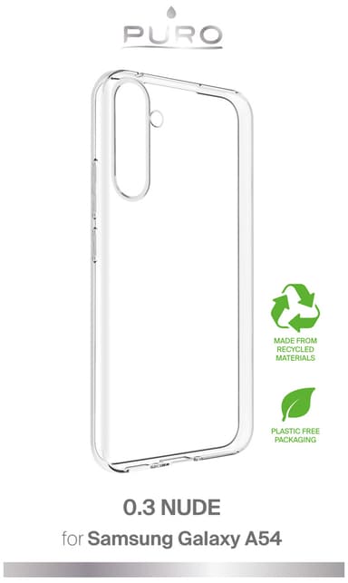 Puro Samsung Galaxy A54 5G 0.3 Nude skal (genomskinligt)