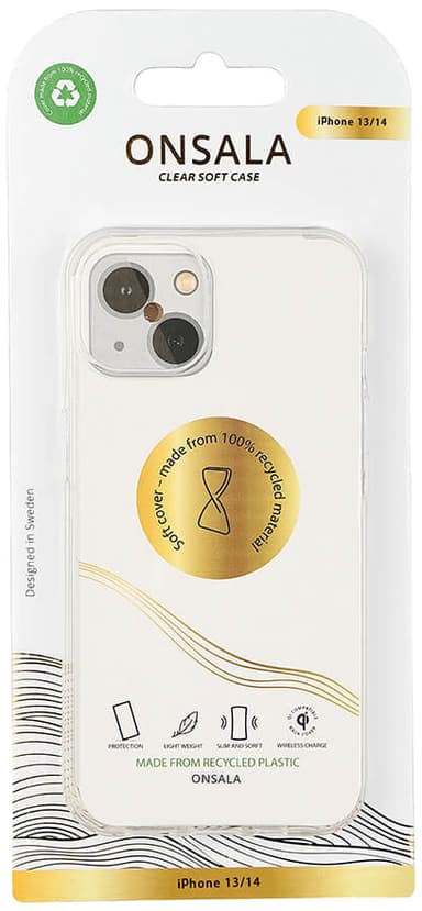 Onsala Recycled iPhone 13/14 fodral (transparent)