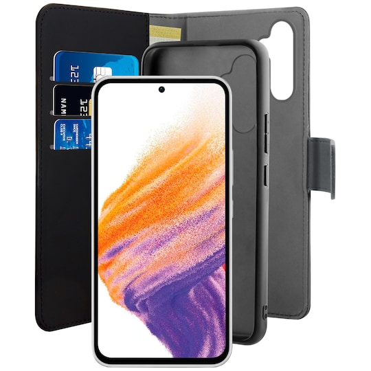 Puro Samsung Galaxy A54 5G 2i1 plånboksfodral (svart)
