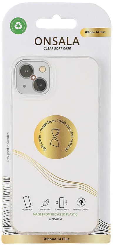Onsala Recycled iPhone 14 Plus fodral (transparent)