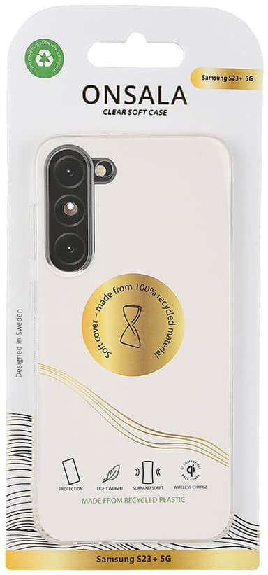 Onsala Recycled Samsung Galaxy S23+ fodral (transparent)