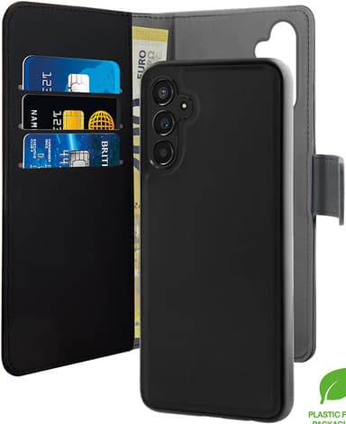Puro Samsung Galaxy A54 5G 2i1 plånboksfodral (svart)