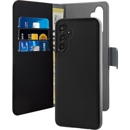 Puro Samsung Galaxy A54 5G 2i1 plånboksfodral (svart)