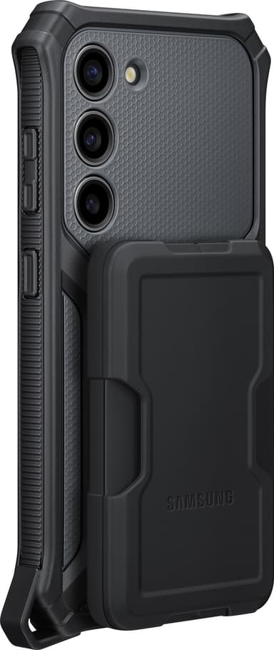 Samsung S23 Rugged telefonfodral (svart)