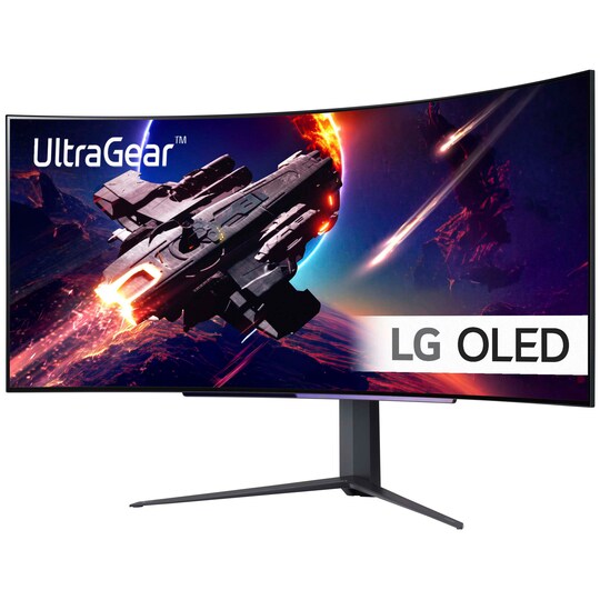 LG UltraGear 45GR95 45" välvd OLED bildskärm för gaming