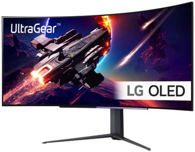 LG UltraGear 45GR95 45" välvd OLED bildskärm för gaming