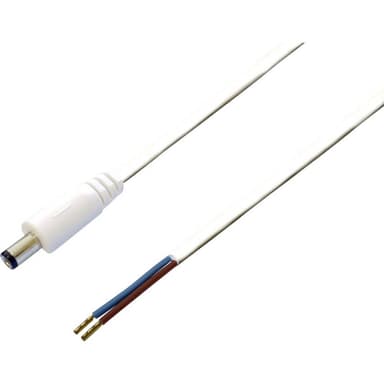 TRU COMPONENTS DC-kabel DC-stiftdon - Öppen ände 5.50