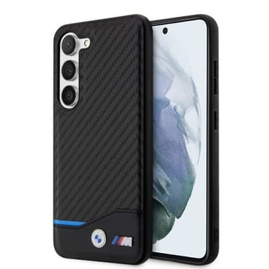 BMW Samsung Galaxy S23 Plus Skal Carbon & Stripe Svart